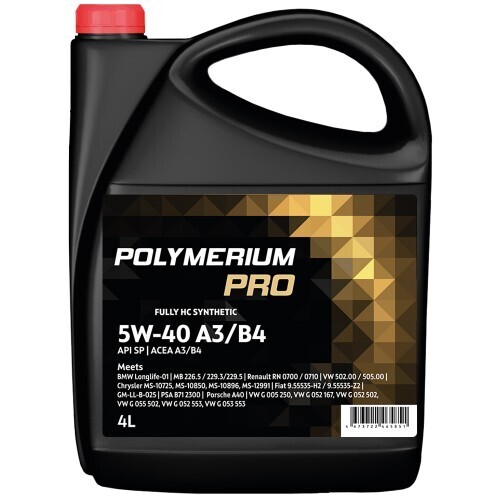 POLYMERIUM PRO 5W-40 A3/B4  4л